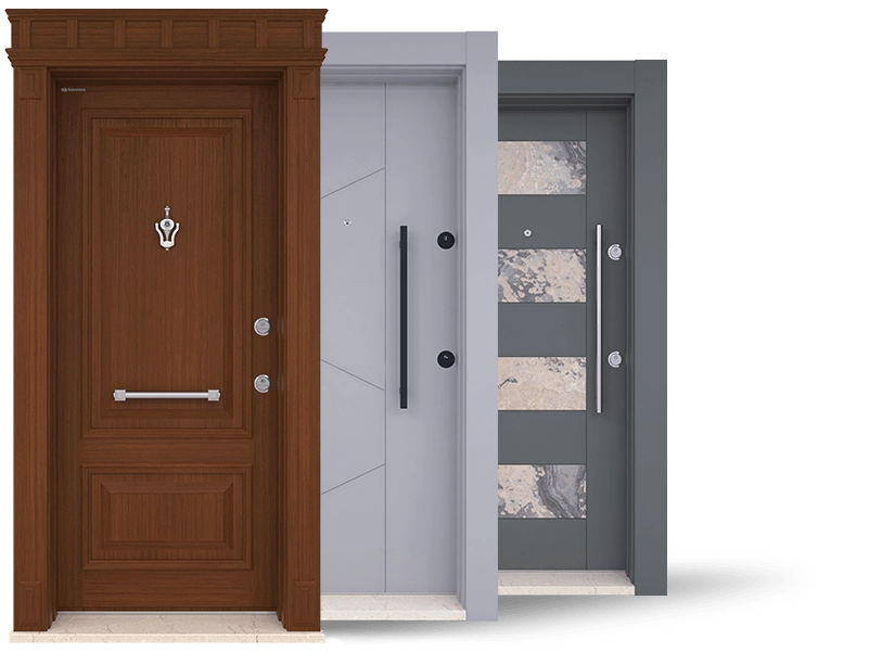 Modern, Kaliteli ve Estetik yüzlerce çelik kapı modeli!